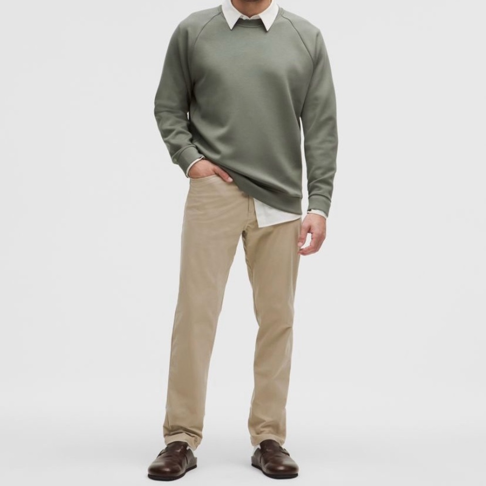 Lululemon Mens ABC Classic-Fit 5 Pocket Warpstreme Tan Pant Size 32